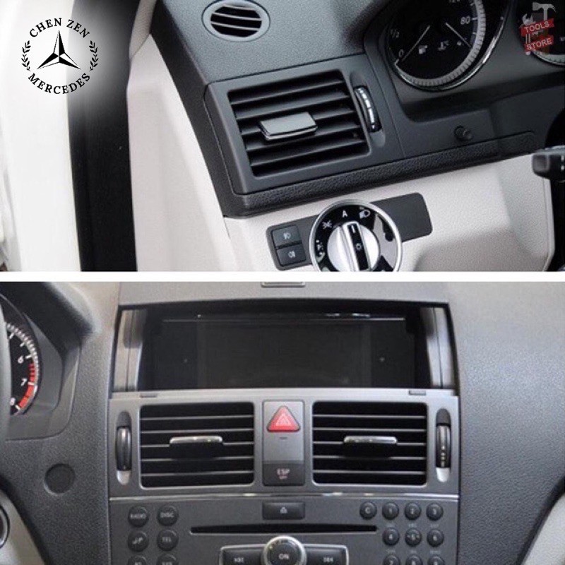 Tay cửa gió điều hoà mercedes benz c200 c250 c300 e200 e250 e300 w204 w212
