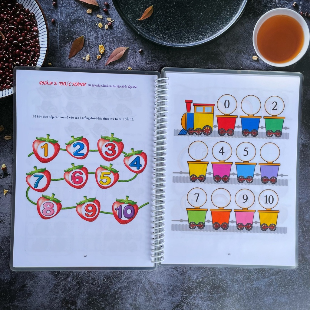 Học Liệu Montessori MESAUKIDS Bé Vui Học Toán Viết Xóa Đồ Chơi Phát Triển Thông Minh Cho Bé