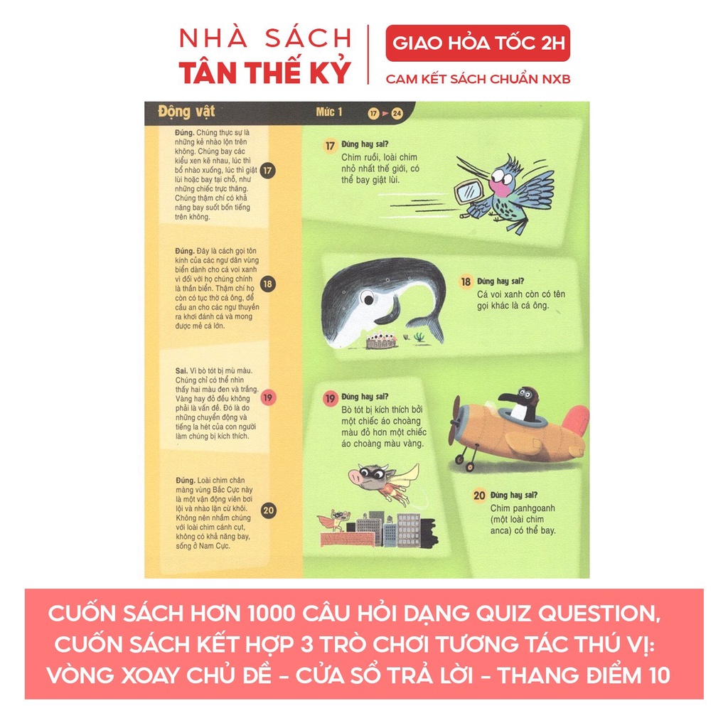 Sách - Maxi Quiz Trắc nghiệm toàn diện về Bách khoa tri thức hơn 1000 câu hỏi và trả lời tương tác cho bé