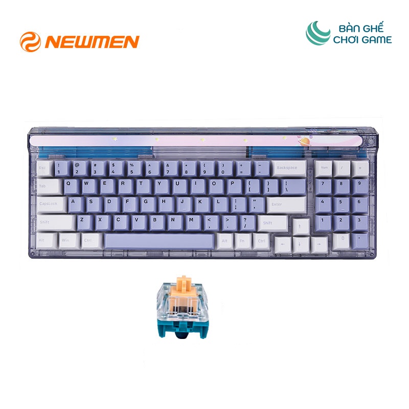 Bàn phím cơ không dây Newmen GM780 Nebula Gasket - Hàng chính hãng