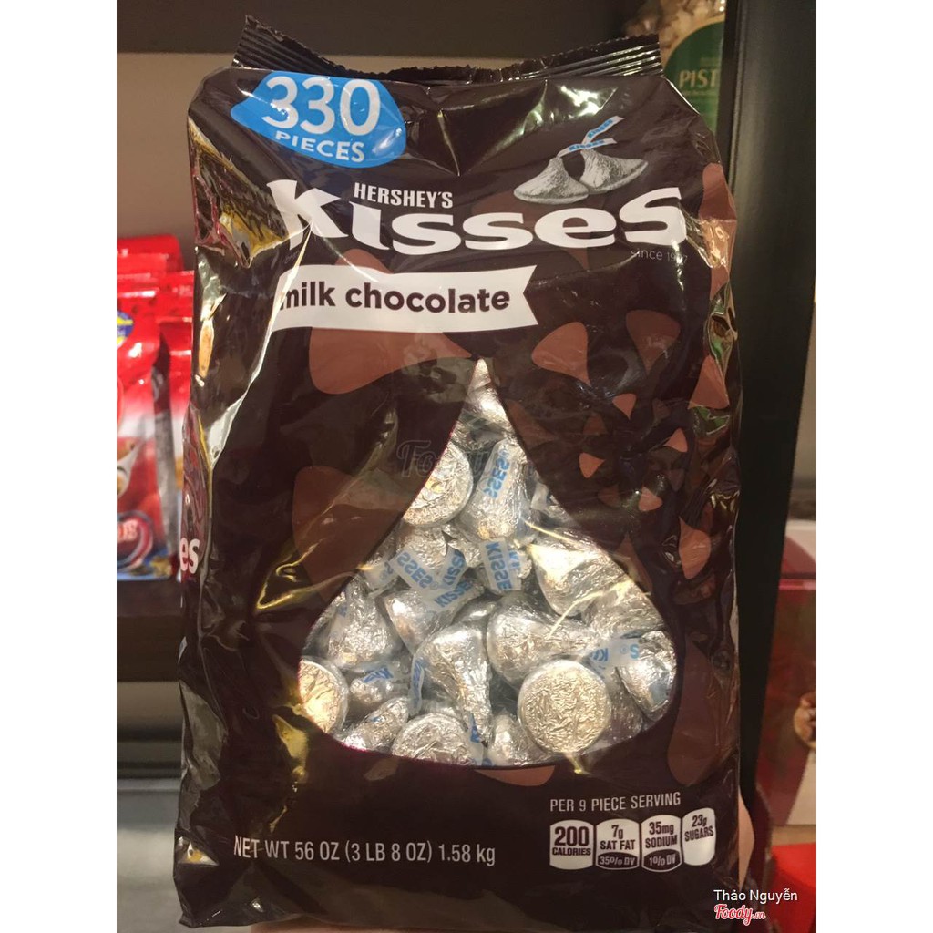 Socola Hershey's Kisses Milk 158kg