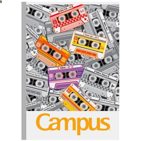 Vở A4 Kẻ Ngang Có Chấm 200 Trang ĐL 70g/m2 - Campus Mix Tape