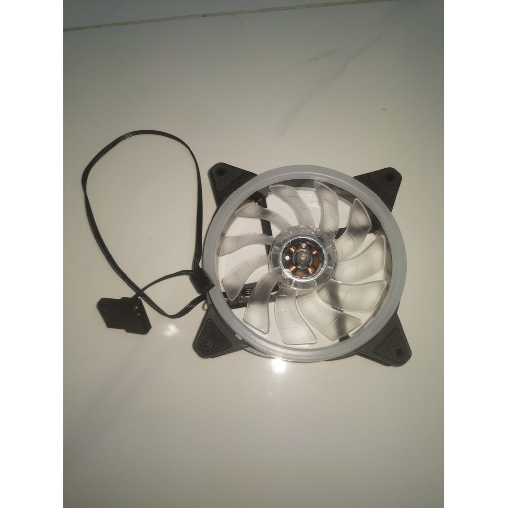 Fan case PC-Led RGB-12cm-3pin-Kèm ốc - 30 NGÀY ĐỔI TRẢ MIỄN PHÍ