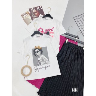 🥰 Sét áo phông hình chân váy👗