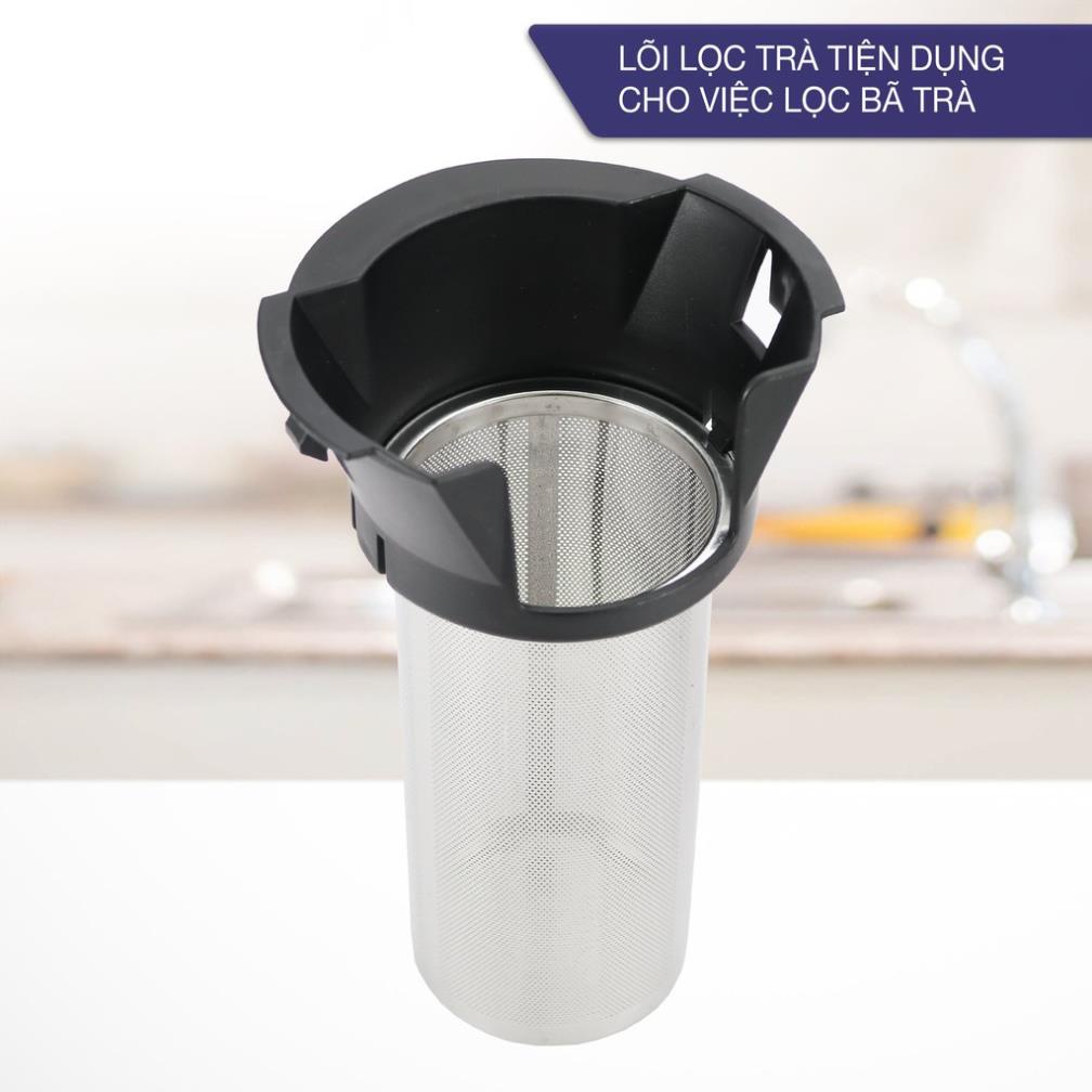 Ấm siêu tốc bình siêu tốc 1.8L cao cấp chuẩn Đức chính hãng LebenLang, chất liệu thuỷ tinh cao cấp, bảo hàng 24 tháng