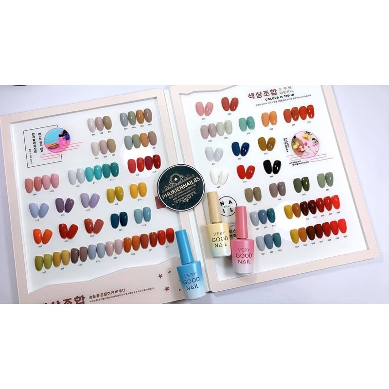 [Mã 155FMCGSALE giảm 7% đơn 500K] Set sơn gel 60 màu Very good nail tặng bảng màu