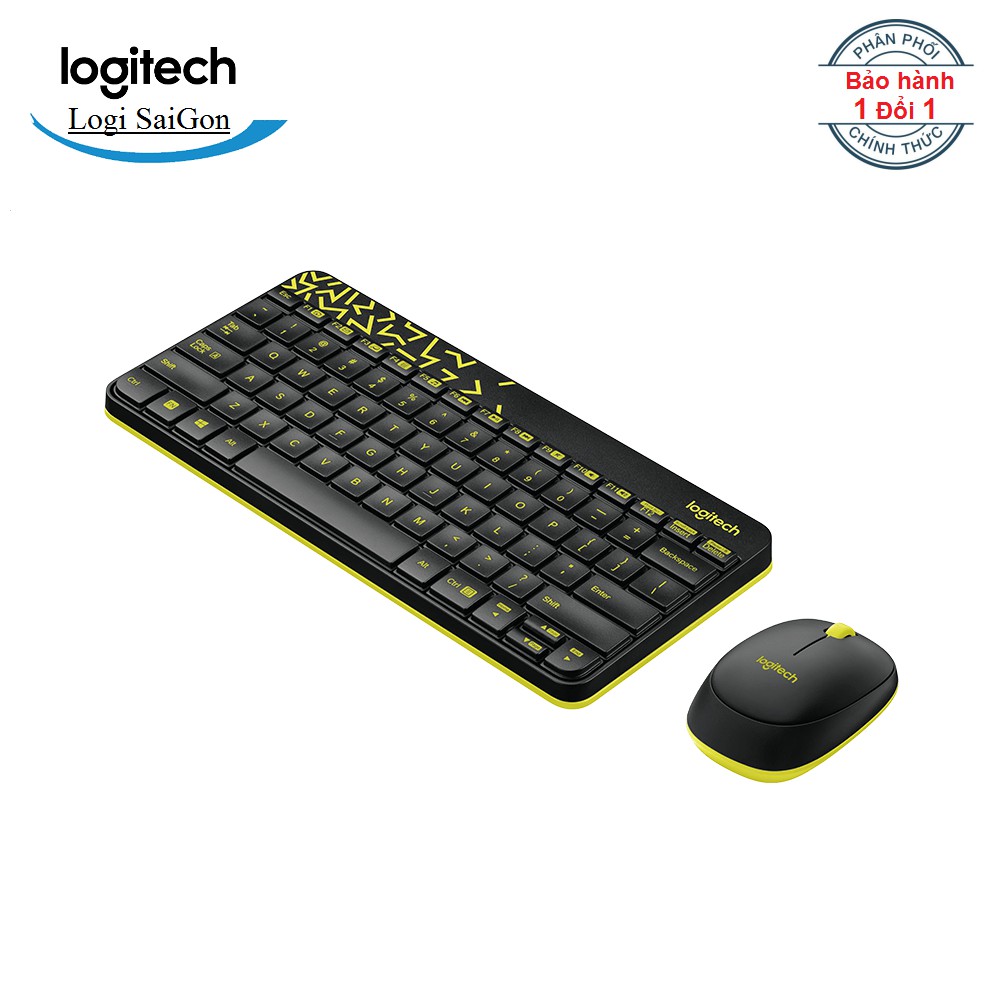 Bộ bàn phím chuột không dây Logitech MK240 Nano - bảo hành 1 đổi 1