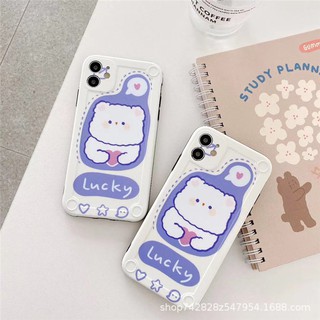 Ốp iPhone Gấu Lucky iPhone 7Plus/8Plus/X/Xs Max/11/11 Pro Max - ốp iphone