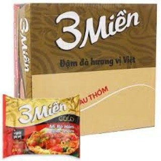 Thùng mì 3 miền bò hầm rau thơm/chua cay