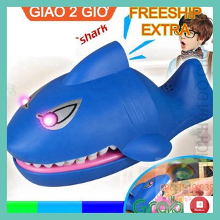 Cá mập cắn tay 💖𝑭𝑹𝑬𝑬𝑺𝑯𝑰𝑷💖 Khám răng_ đồ chơi cho bé [ Dùng pin ]