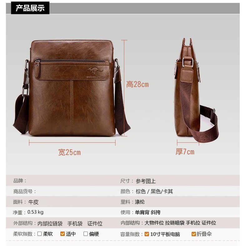 🌍Túi xách chất liệu da cao cấp thời trang công sở cho nam | BigBuy360 - bigbuy360.vn