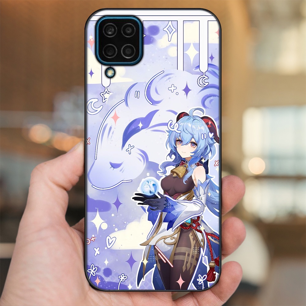 Ốp lưng Samsung M32, M33, M53, M62 viền đen in hình Ganyu Genshin Impact