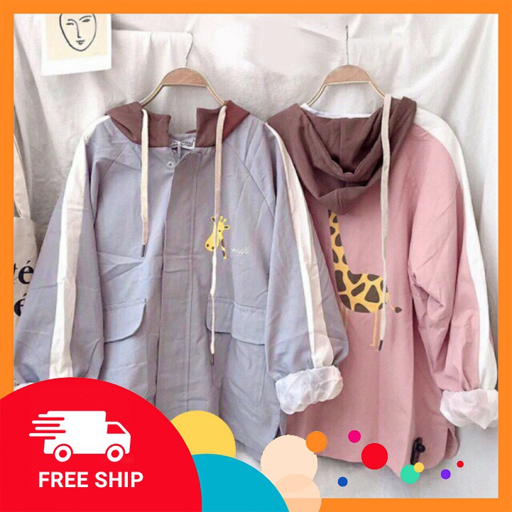 ÁO KHOÁC kaki NỮ TÚI HỘP freesize MÀU TRƠN | BigBuy360 - bigbuy360.vn