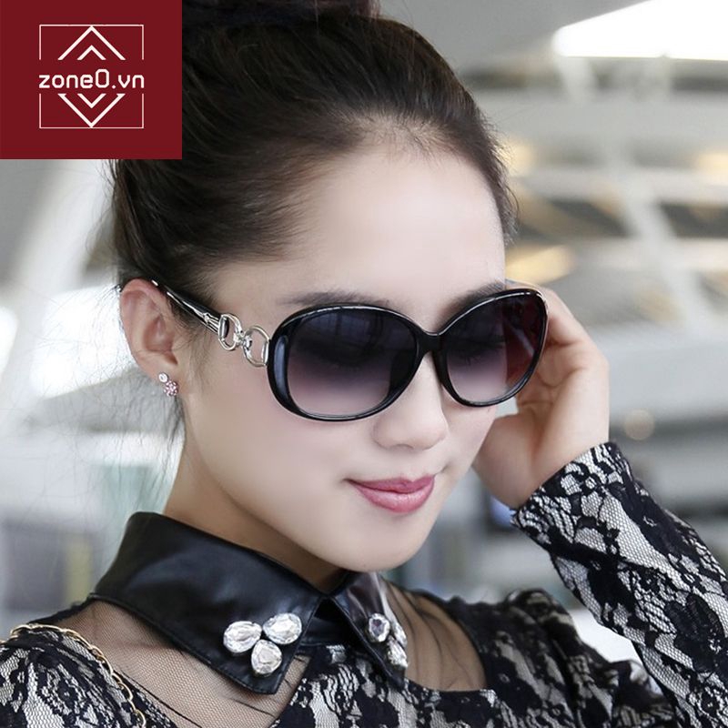 Kính mát gọng kim loại chống tia UV400 cho Nữ