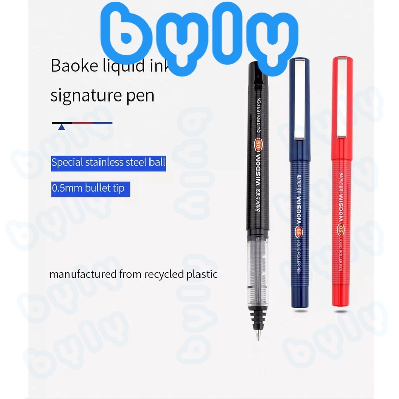 Bút gel nước Baoke ngòi 0.5 Wisdom BK117 - ByLy Store