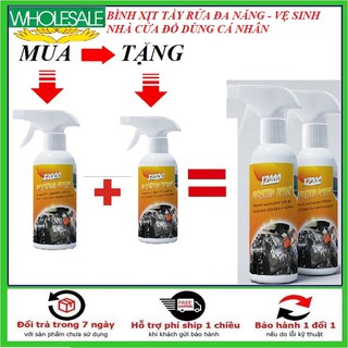 [ Mua 1 tặng 1 ] Dung dịch tẩy rửa đa năng X2000 Chai Xịt Tẩy Rửa Đa Năng Clean Spray X2000 Siêu Sạch