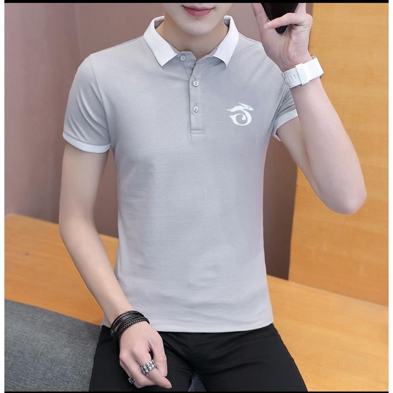 THỜI TRANG TEEN ÁO THUN NAM NGẮN TAY GARENA CỔ SƠ MI CAO CẤP ATN02-KEM