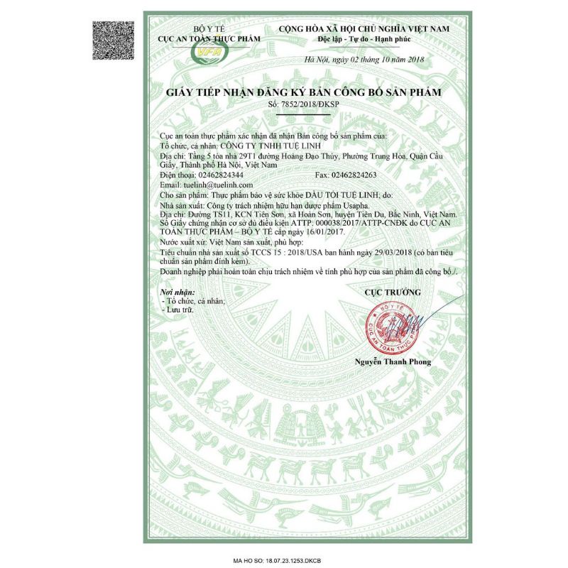 [date t2/2025] Dầu tỏi Tuệ Linh phòng ngừa xơ vữa động mạch, giúp tăng đề kháng