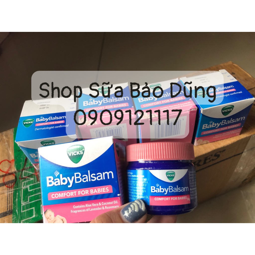 Dầu bôi Vick Baby Balsam 50g hỗ trợ giữ ấm