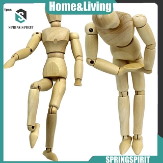 Mô Hình Con Rối Bằng Gỗ Dùng Trang Trí Nhà Cửa