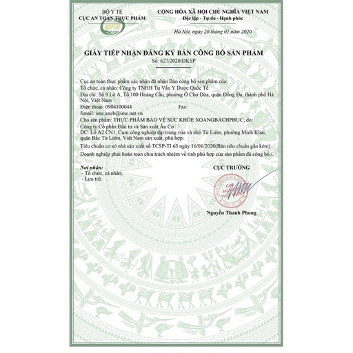 Xoang Bách Phục - viêm xoang, mũi dị ứng