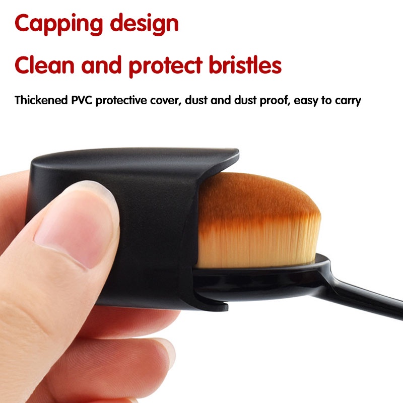 Portable Foundation Brush BB Cream Blush Liquid Brush Concealer Powder Makeup Brushes Nylon Beauty Cosmetic Tools Soft Make up Brush