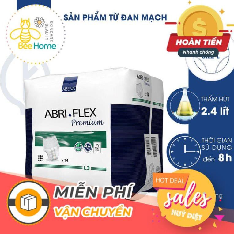 Tã quần người lớn từ Đan Mạch - Abena Abri Flex L3 gói 14 miếng