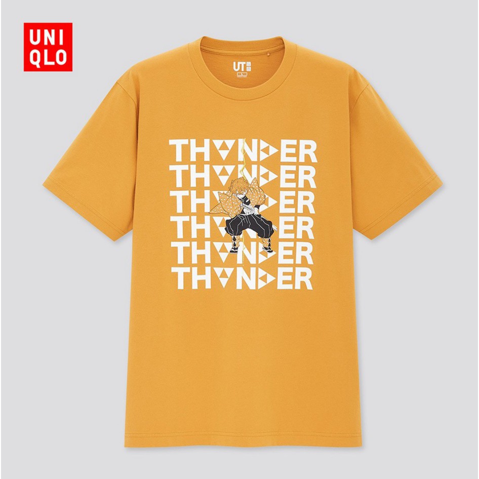 Áo thun Uniqlo 431956 in họa tiết hoạt hình Demon Slayer trẻ trung