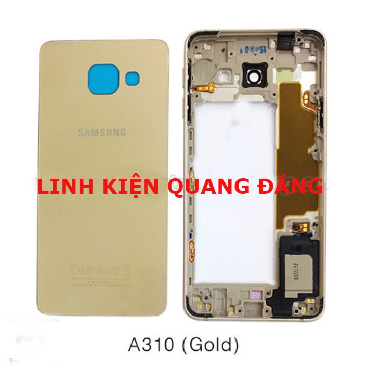 BỘ VỎ SAMSUNG A3 2016 - A310 ZIN TẶNG KEO T-7000