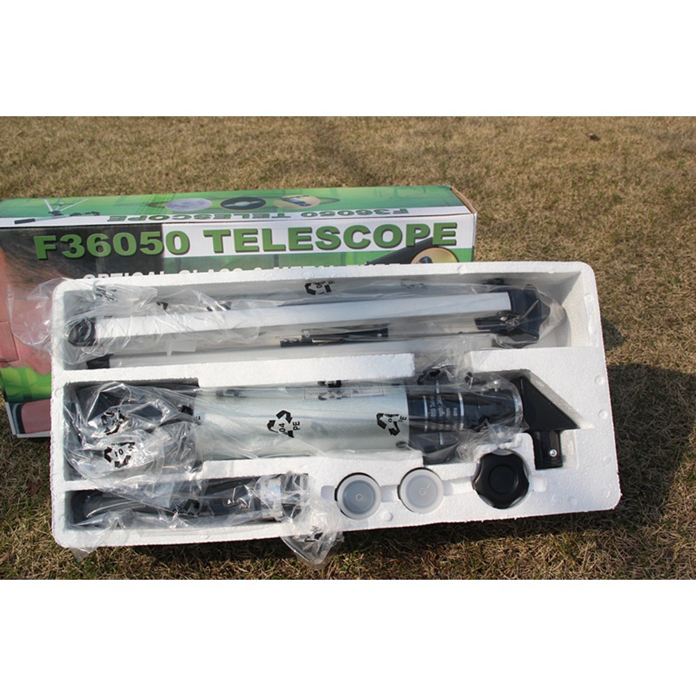 kính thiên văn viễn vọng khúc xạ giá rẻ mini F36050 cao cấp dành cho bé ngắm trăng sao rõ nét du lịch dã ngoại | BigBuy360 - bigbuy360.vn