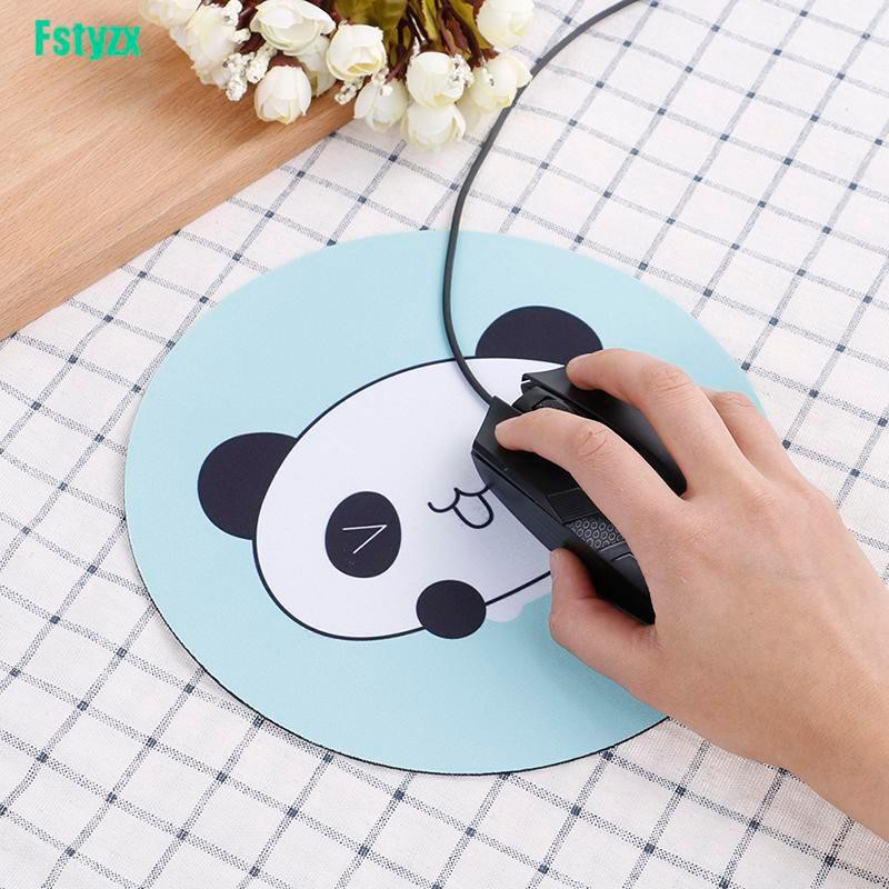 fstyzx 1Pc cute panda mouse pad size for 22x22x0.3cm gaming mouse pads