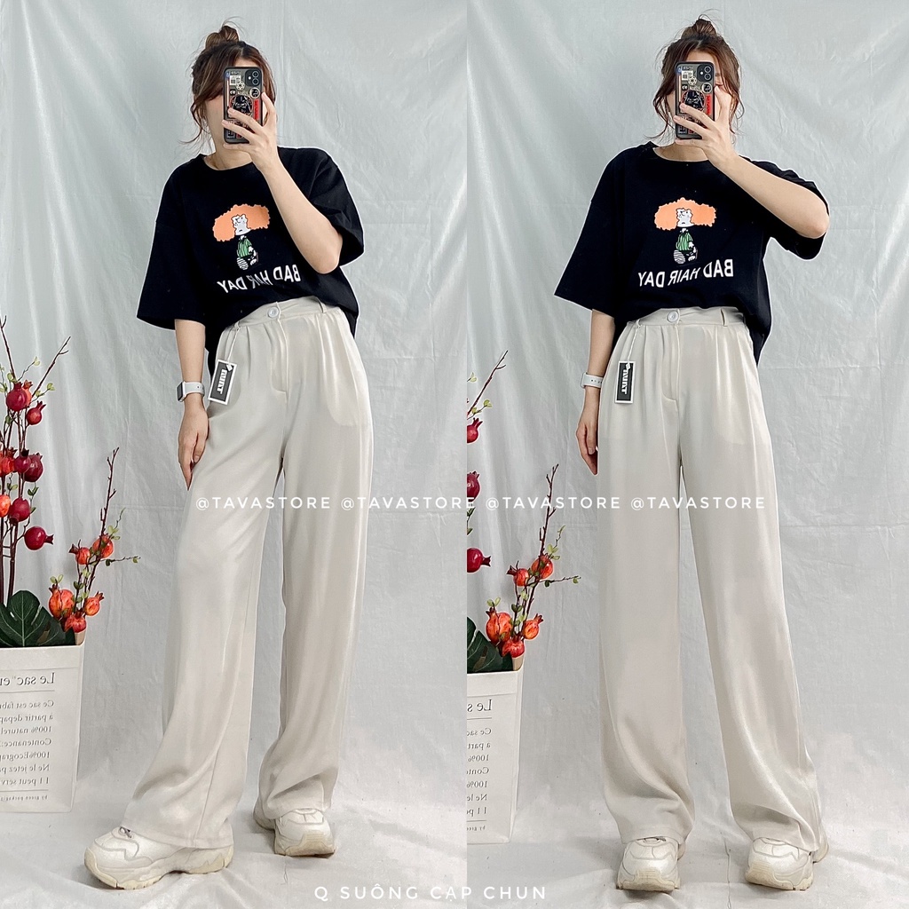 Quần suông cạp chun 5902