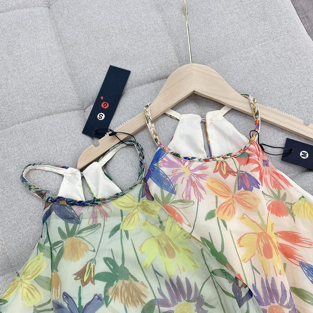 Váy yếm hoa hồng hàng may 2 lớp 120K,💖FREESHIP💖,phong cách bánh bèo hàn quốc | BigBuy360 - bigbuy360.vn