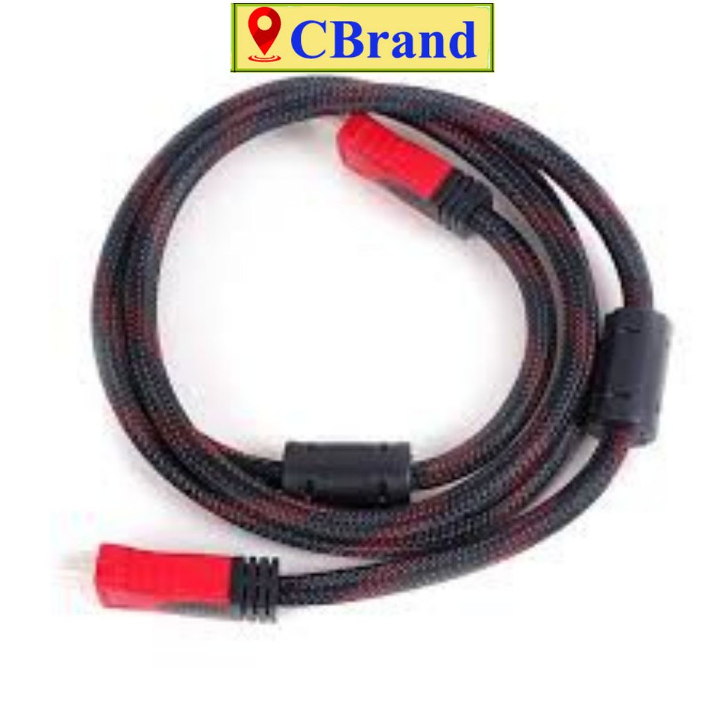 Dây Hdmi⚡️Dây Cáp Tín Hiệu Hdmi 1.4v Tròn 1,5m Bọc Lưới, Truyền Tín Hiệu Ổn Định⚡️C.Brand