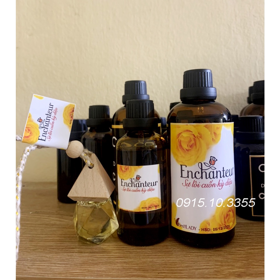 Tinh dầu Enchanteur nguyên chất 100% xông phòng , spa, khách sạn, thơm oto,... | TINH DẦU HOA LINH