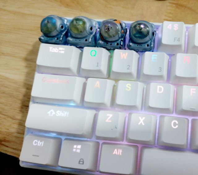 Keycap, nút bàn phím cơ phi hành gia xuyên led