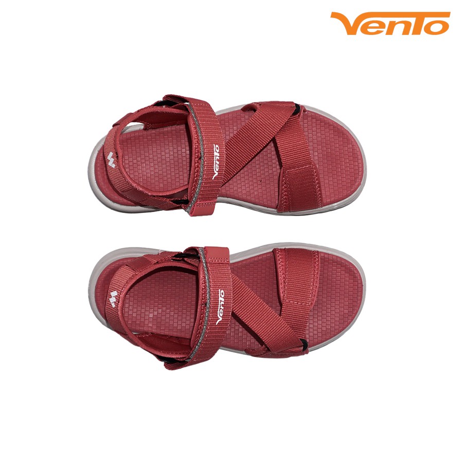 Giày Sandal Vento SD-NB108 Quai Chéo Màu Nâu Đỏ