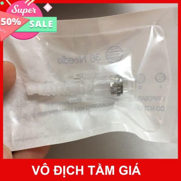 Đầu kim nano, 12, 36 TRẮNG lắp máy phi kim