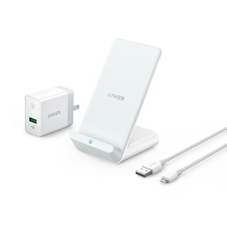 Đế Sạc Nhanh Không Dây ANKER PowerWave 7.5 Stand Kèm Cốc Sạc Quick Charge QC 3.0 - B2522 - LAGA