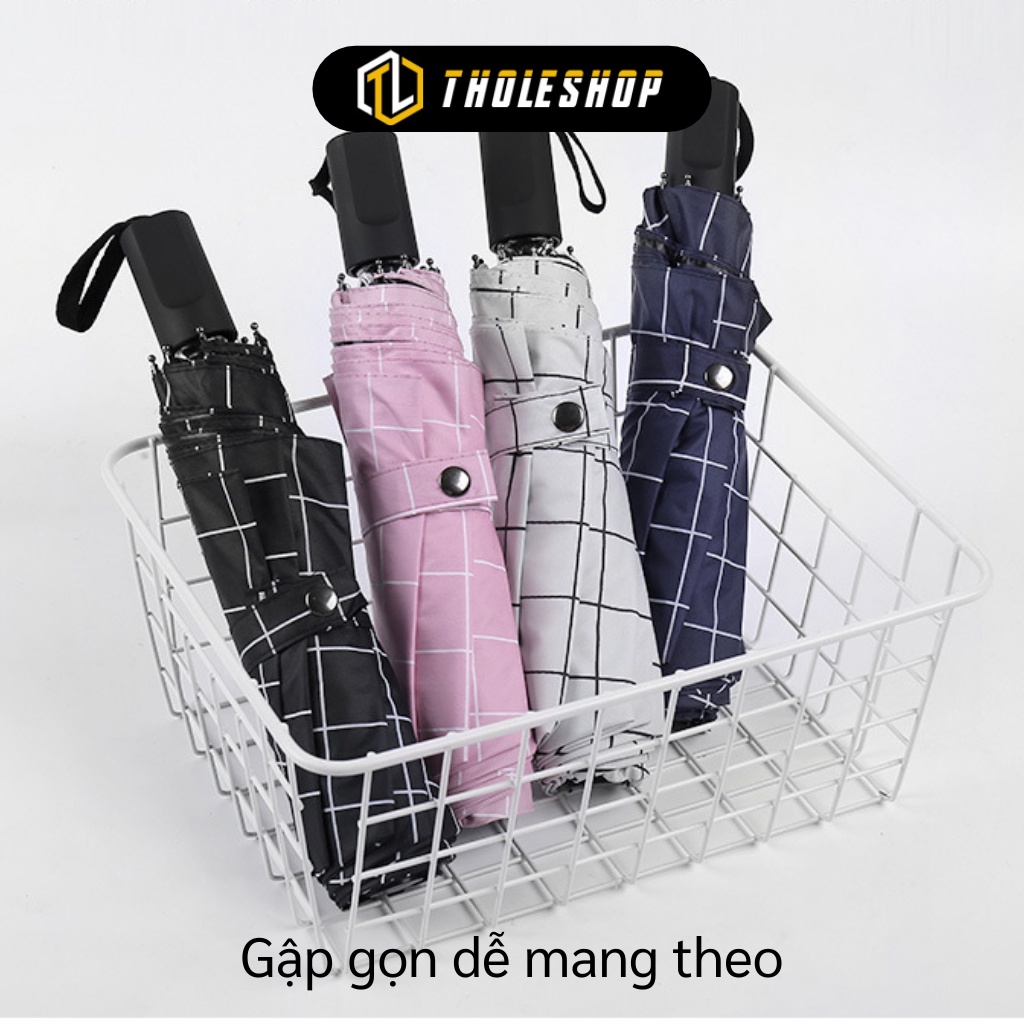 Dù Đi Mưa - Ô Gấp Gọn Đi Mưa, Đi Nắng Mini Chống Tia UV, Chống Thấm Nước Tốt 9437