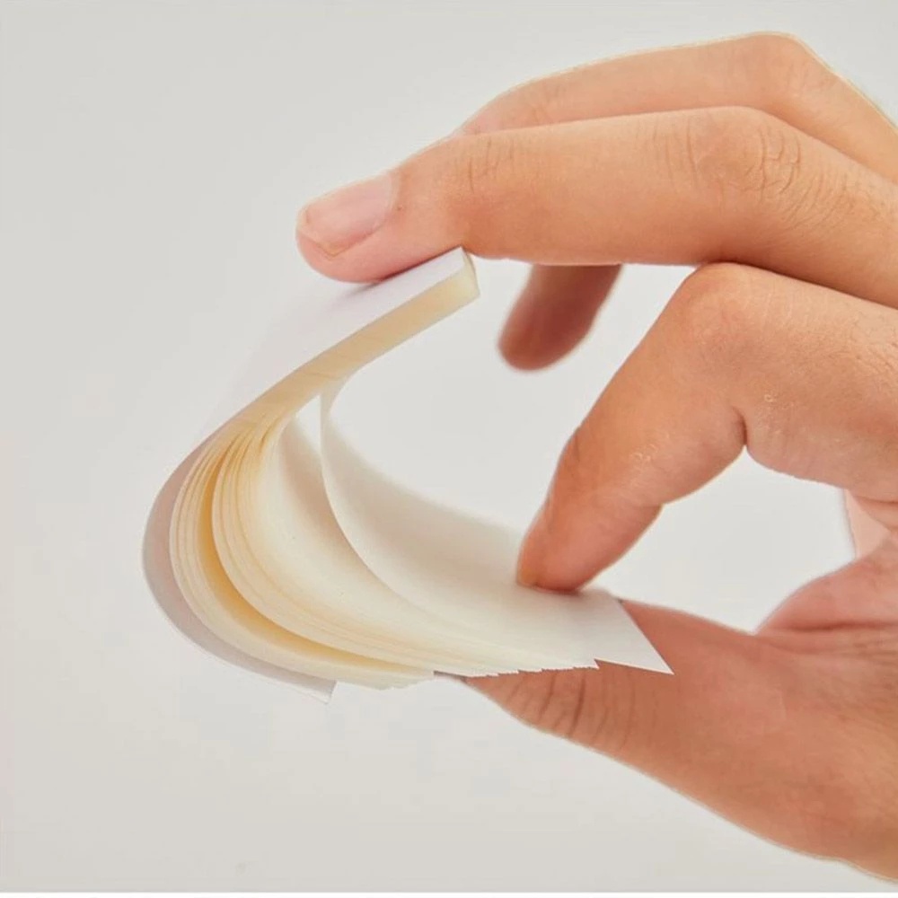 Set 50 Tờ Giấy Ghi Chú Tự Dính Trong Suốt Tiện Dụng Cho Văn Phòng