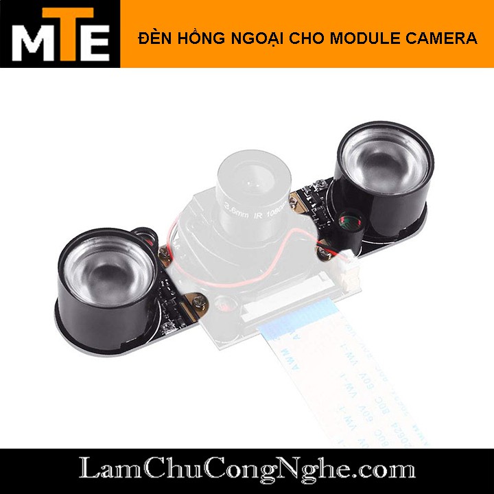 Đèn LED Hồng Ngoại cho Module Camera Raspberry Pi Quan Sát Ban Đêm 5V 3W