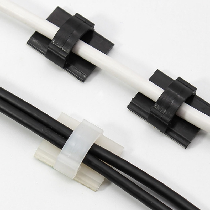 Set 10 Kẹp Cố Định Dây Điện Gắn Bàn Tiện Lợi