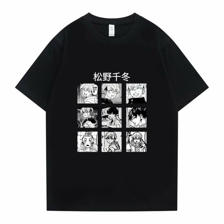 💥HOT💥 Áo Thun, áo phông Tay Ngắn UNISEX SQUID GAME 🔥 HOT🔥 Áo thun in hình Chifuyu Matsuno / Manga Tokyo Revengers