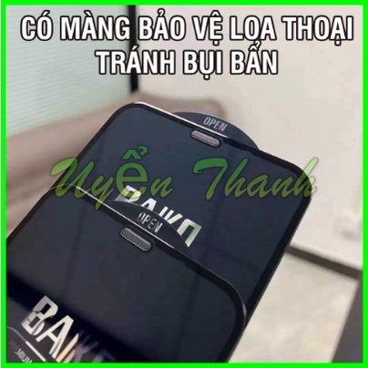 Cường lực Baiko Full màn Chống bụi màng loa iphone 6 7 8 6P 7P 8P X XS XR XSMax 11 12 13 Pro Max