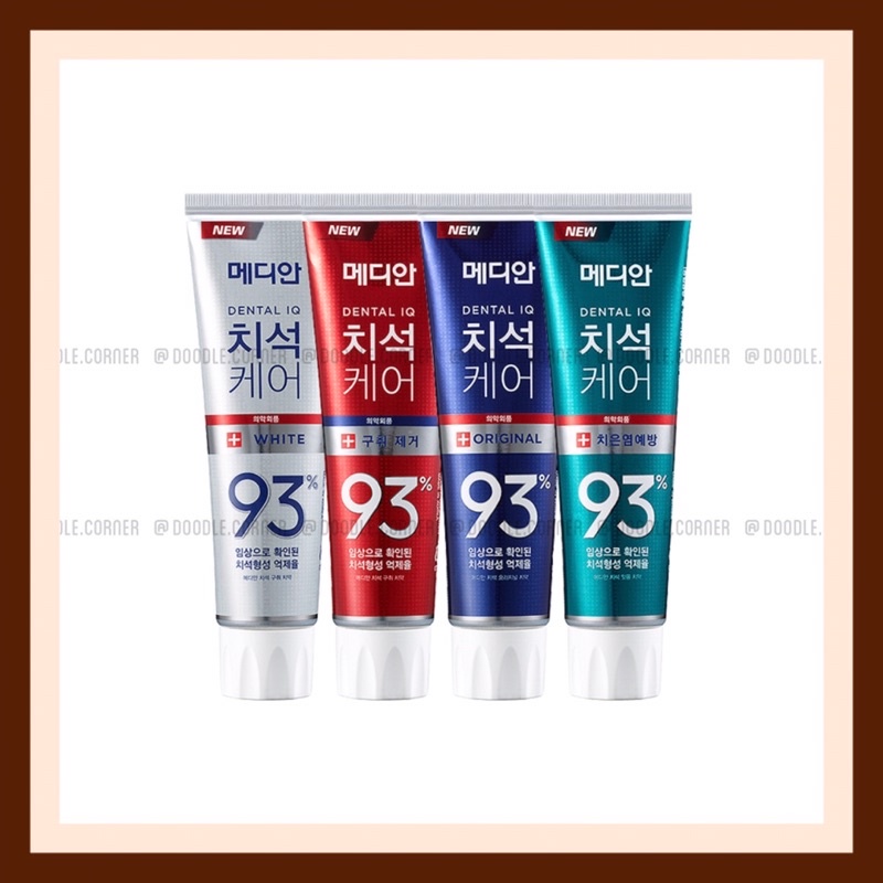 Kem đánh răng Hàn Quốc Median Dental IQ 93% Toothpaste 120g