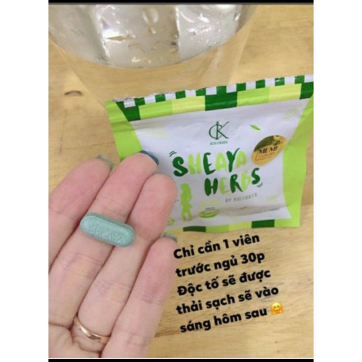 Detox Sixherb Sheaya Thái Lan_ Detox giảm mỡ bụng đùi bắp