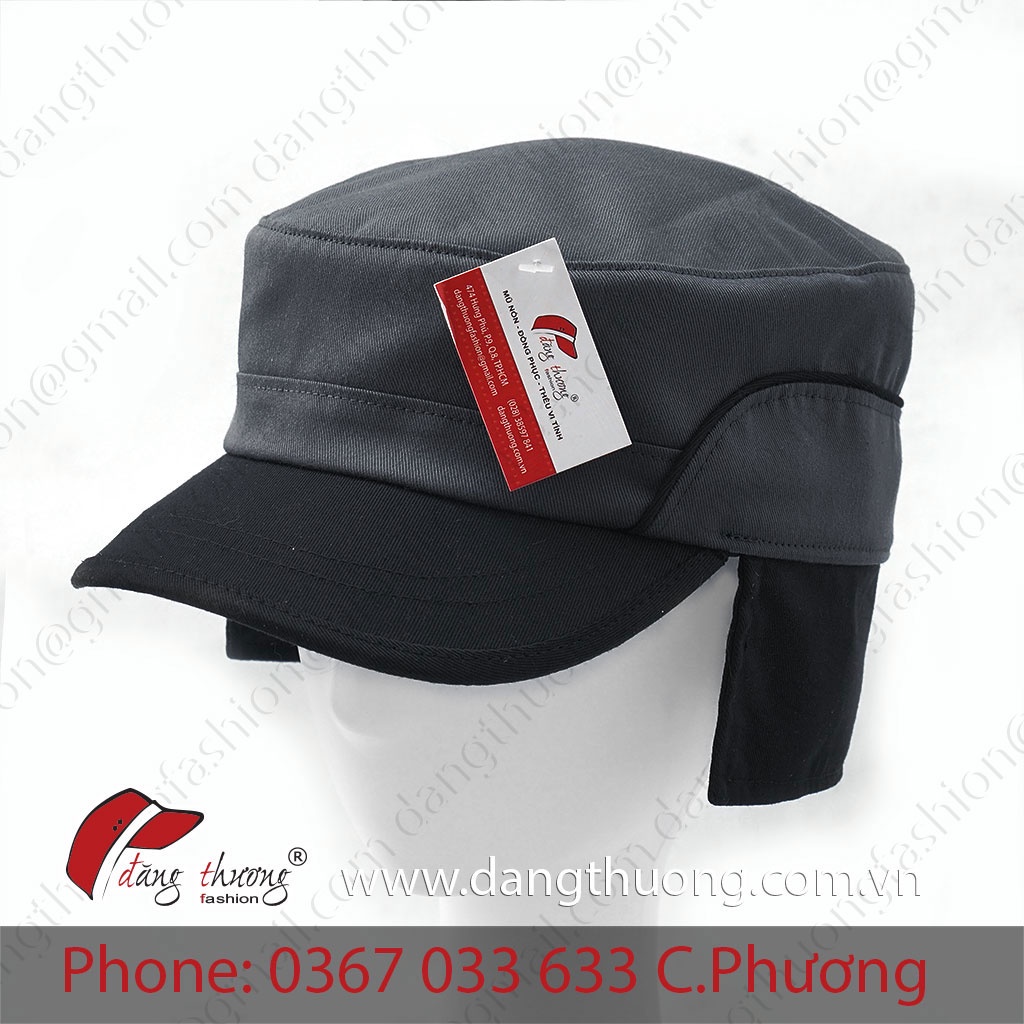 Mũ nón kết lưỡi trai có che tai cao cấp