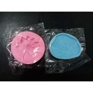Set khuôn silicon hoa sen + lá sen