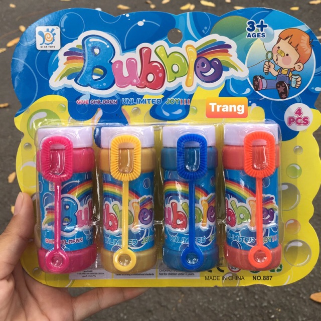 Bong bóng thổi xà phòng